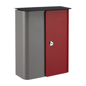ZENEWOOD GLANIZED STEELWALL Mount Modern Designメールボックス-WP014