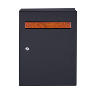 Zenewood 亜鉛メッキ鋼製壁掛けメールボックス - WP011