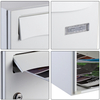 Zenewood French Style Wall Mount Outdoor Mailbox -W1402
