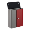 ZENEWOOD GLANIZED STEELWALL Mount Modern Designメールボックス-WP014