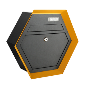 ZENEWOOD GLANIZED STEEL WALL Mount Outdoor Clusterメールボックス-WPM34G