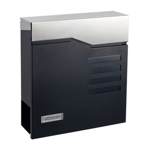 Zenewood 亜鉛メッキ鋼製壁掛けメールボックス - W1885