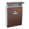 Zenewood Wall Mount Outdoor Wooden Printing Mailbox -W1509wt