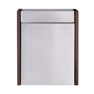 Zenewood 亜鉛メッキ鋼製壁掛けメールボックス - WP009