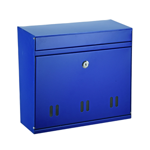 Zenewood 亜鉛メッキ鋼製壁掛けメールボックス - W0001