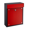 ZENEWOOD GALVANIZED STEELWALL Mount Modern Designメールボックス-WP010