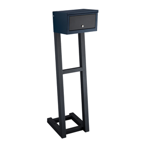 Zenewood 亜鉛メッキ鋼製スタンディング メールボックス - W1706