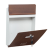 Zenewood Wall Mount Outdoor Wooden Printing Mailbox -W1509wt