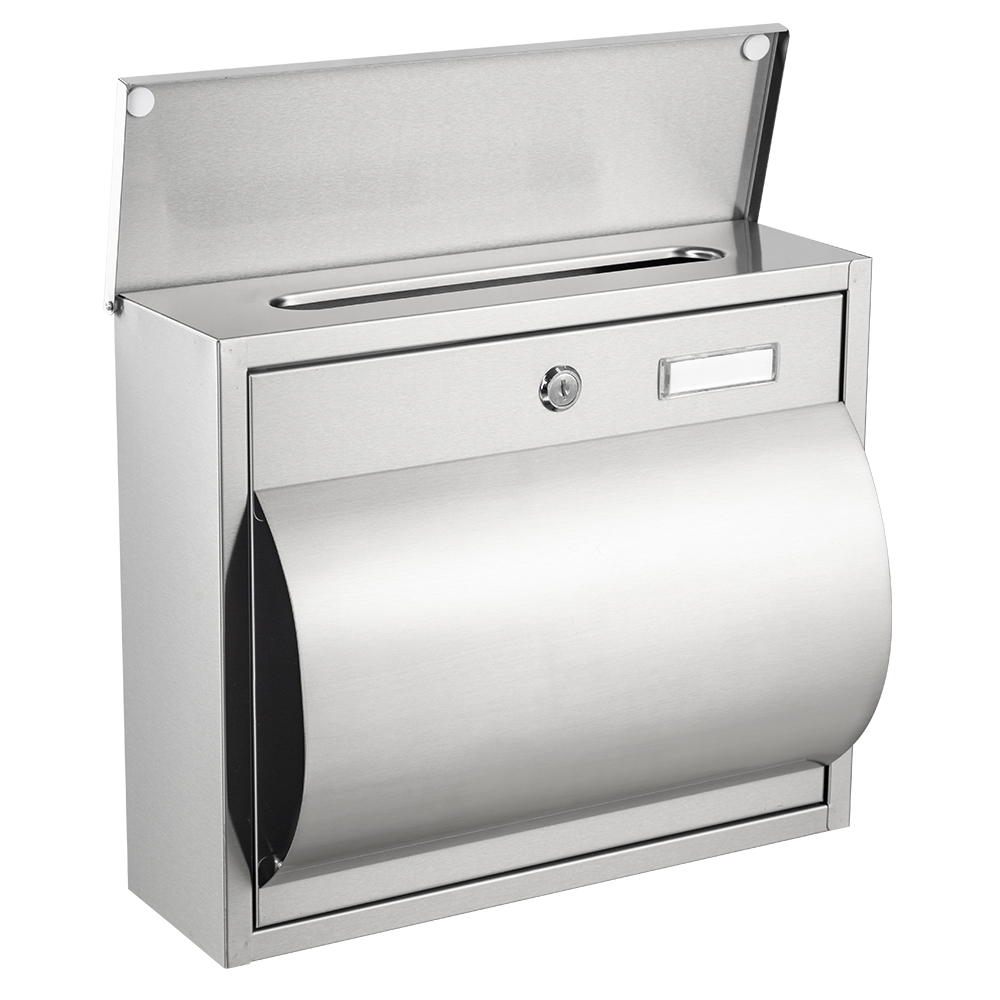 壁に取り付けられたロック可能なレターボックス