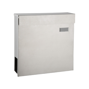 Zenewood ステンレススチール製壁掛けメールボックス - W1518