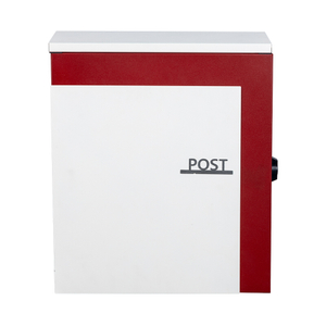 Zenewood 亜鉛メッキ鋼製壁掛けメールボックス - B2375