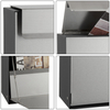 Zenewood Wall Mount Outdoor Square Mailbox -WP015