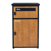 ZENEWOOD WOOD GRAIN MAILBOX&DERVIRGY SAFETY BOX -WPB034