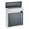 ZENEWOOD GLANIZED STEEL CODE LOCK WALL Mount Outdoor Mailbox -W1856