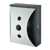 ZENEWOOD GLANIZED STEEL WALL Mount Modern Designメールボックス-W1840