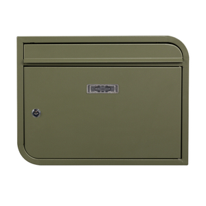 Zenewood 亜鉛メッキ鋼製壁掛けメールボックス - WP04G