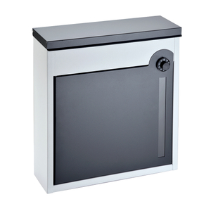 ZENEWOOD GLANIZED STEEL CODE LOCK WALL Mount Outdoor Mailbox -W1856